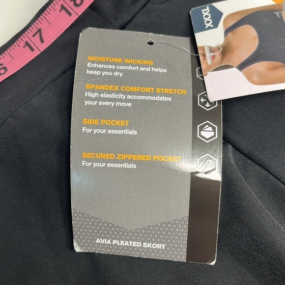 NWT Athletic Skort size XXXL plus size 22 skort side pocket moisture wicking - Picture 5 of 13